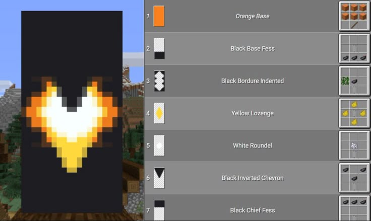 Minecraft golden heart banner.jpg